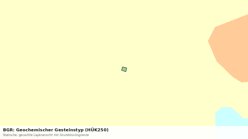 Statische Kartenansicht: BGR: Geochemischer Gesteinstyp (HÜK250)