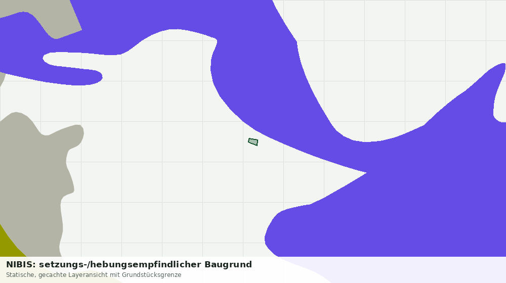 Statische Kartenansicht: NIBIS: setzungs-/hebungsempfindlicher Baugrund