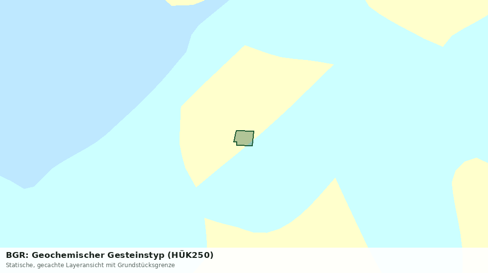 Statische Kartenansicht: BGR: Geochemischer Gesteinstyp (HÜK250)