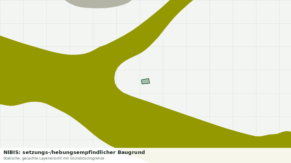 Statische Kartenansicht: NIBIS: setzungs-/hebungsempfindlicher Baugrund
