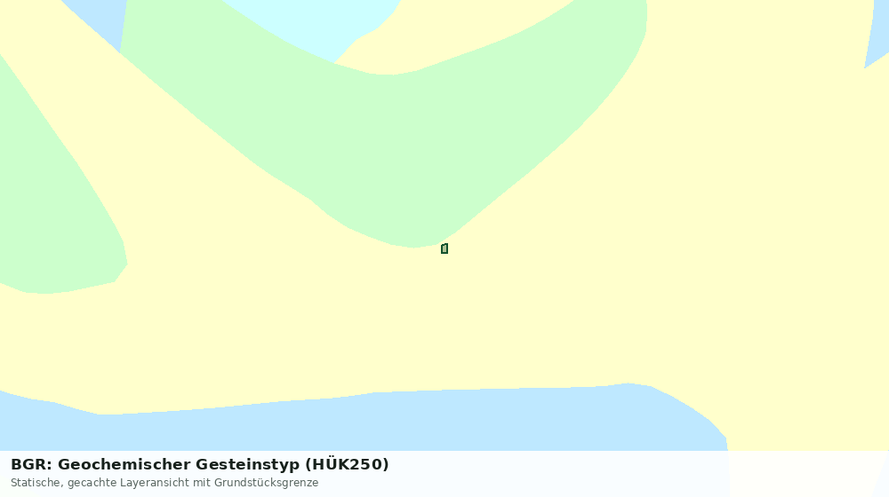 Statische Kartenansicht: BGR: Geochemischer Gesteinstyp (HÜK250)