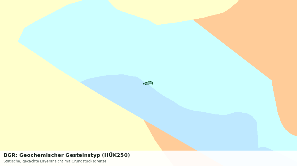 Statische Kartenansicht: BGR: Geochemischer Gesteinstyp (HÜK250)