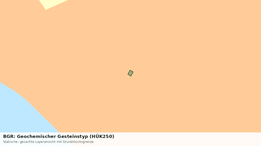 Statische Kartenansicht: BGR: Geochemischer Gesteinstyp (HÜK250)