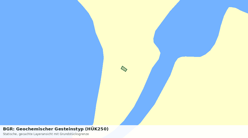 Statische Kartenansicht: BGR: Geochemischer Gesteinstyp (HÜK250)