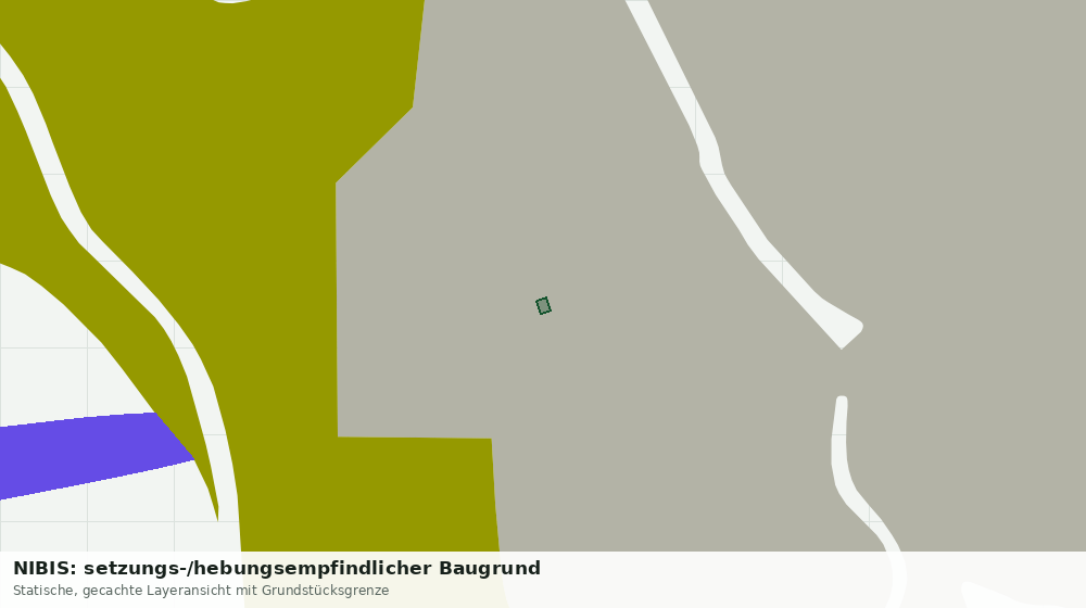 Statische Kartenansicht: NIBIS: setzungs-/hebungsempfindlicher Baugrund