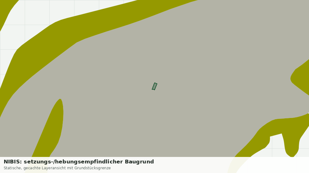 Statische Kartenansicht: NIBIS: setzungs-/hebungsempfindlicher Baugrund