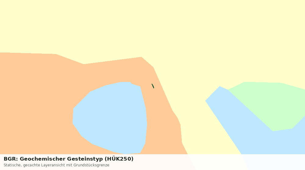 Statische Kartenansicht: BGR: Geochemischer Gesteinstyp (HÜK250)