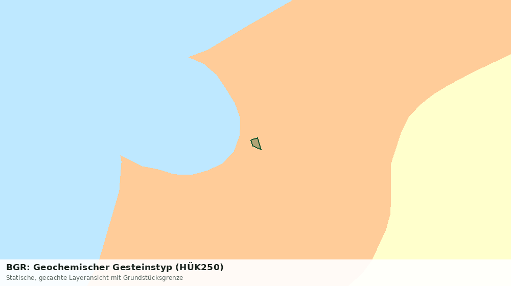 Statische Kartenansicht: BGR: Geochemischer Gesteinstyp (HÜK250)