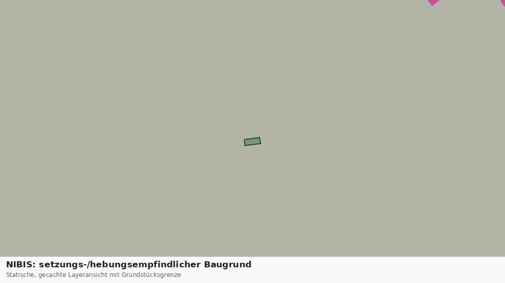 Statische Kartenansicht: NIBIS: setzungs-/hebungsempfindlicher Baugrund