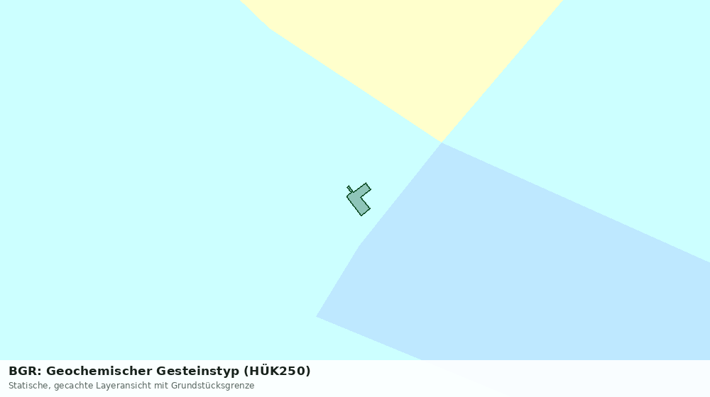 Statische Kartenansicht: BGR: Geochemischer Gesteinstyp (HÜK250)