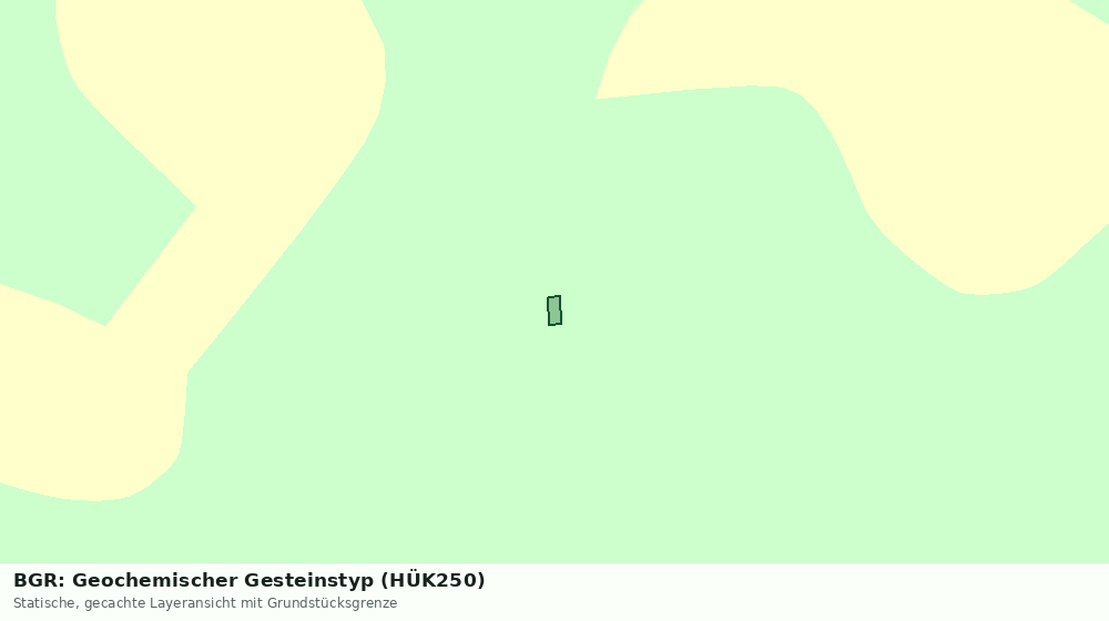 Statische Kartenansicht: BGR: Geochemischer Gesteinstyp (HÜK250)