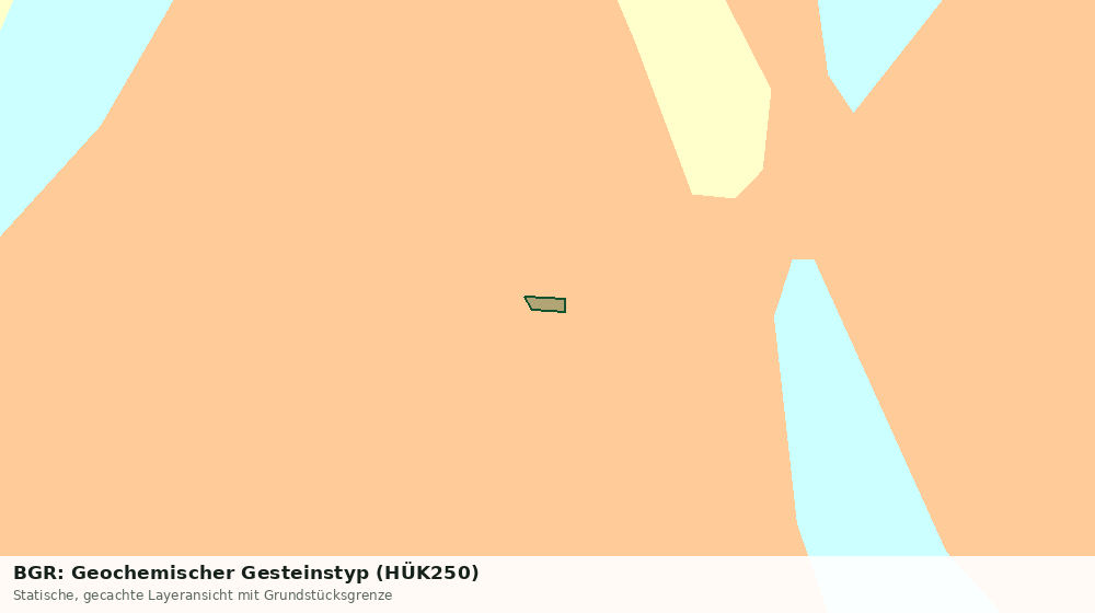 Statische Kartenansicht: BGR: Geochemischer Gesteinstyp (HÜK250)