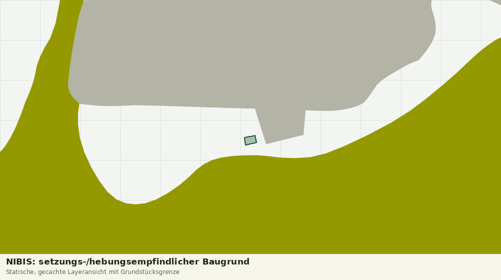 Statische Kartenansicht: NIBIS: setzungs-/hebungsempfindlicher Baugrund