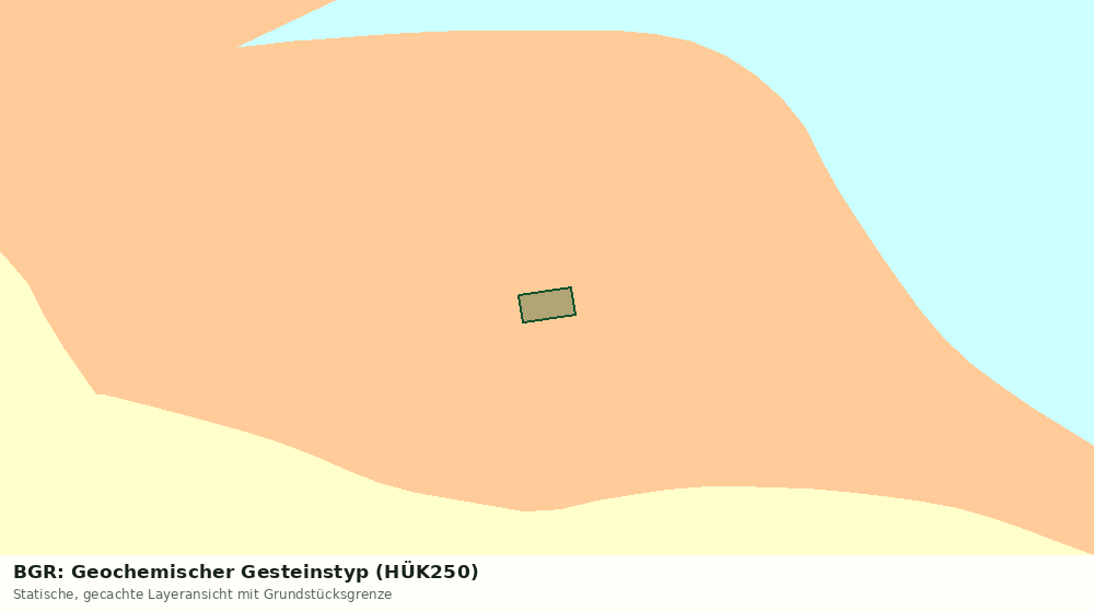 Statische Kartenansicht: BGR: Geochemischer Gesteinstyp (HÜK250)
