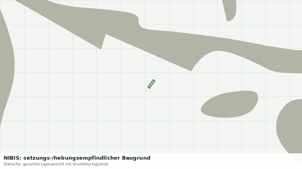 Statische Kartenansicht: NIBIS: setzungs-/hebungsempfindlicher Baugrund