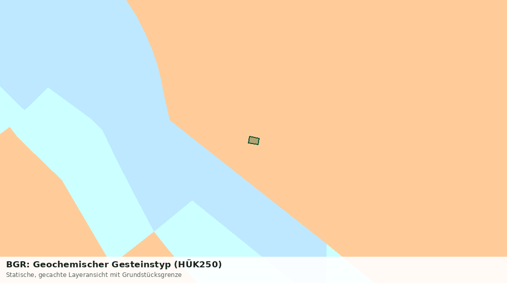 Statische Kartenansicht: BGR: Geochemischer Gesteinstyp (HÜK250)