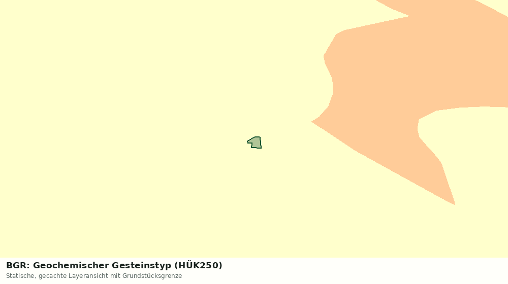 Statische Kartenansicht: BGR: Geochemischer Gesteinstyp (HÜK250)