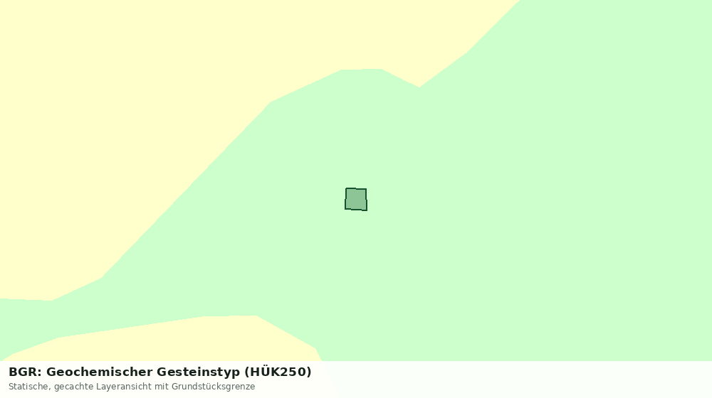 Statische Kartenansicht: BGR: Geochemischer Gesteinstyp (HÜK250)