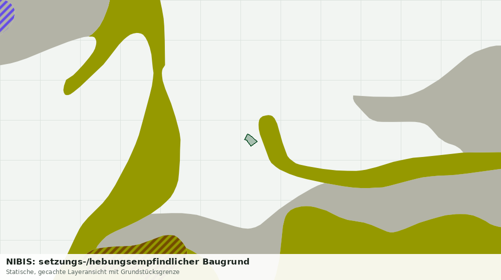 Statische Kartenansicht: NIBIS: setzungs-/hebungsempfindlicher Baugrund