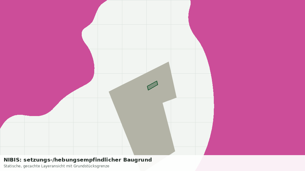 Statische Kartenansicht: NIBIS: setzungs-/hebungsempfindlicher Baugrund