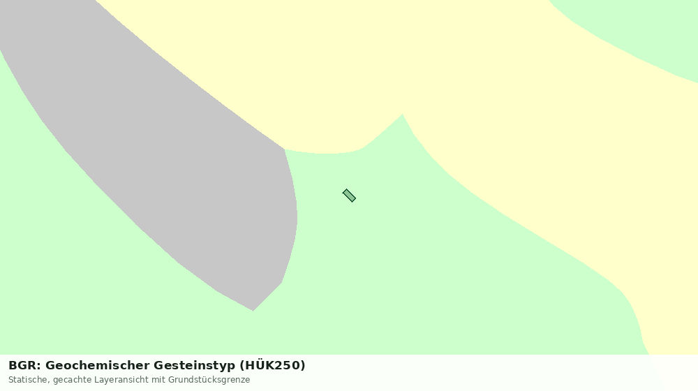 Statische Kartenansicht: BGR: Geochemischer Gesteinstyp (HÜK250)