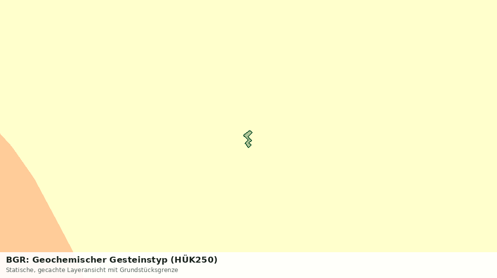 Statische Kartenansicht: BGR: Geochemischer Gesteinstyp (HÜK250)
