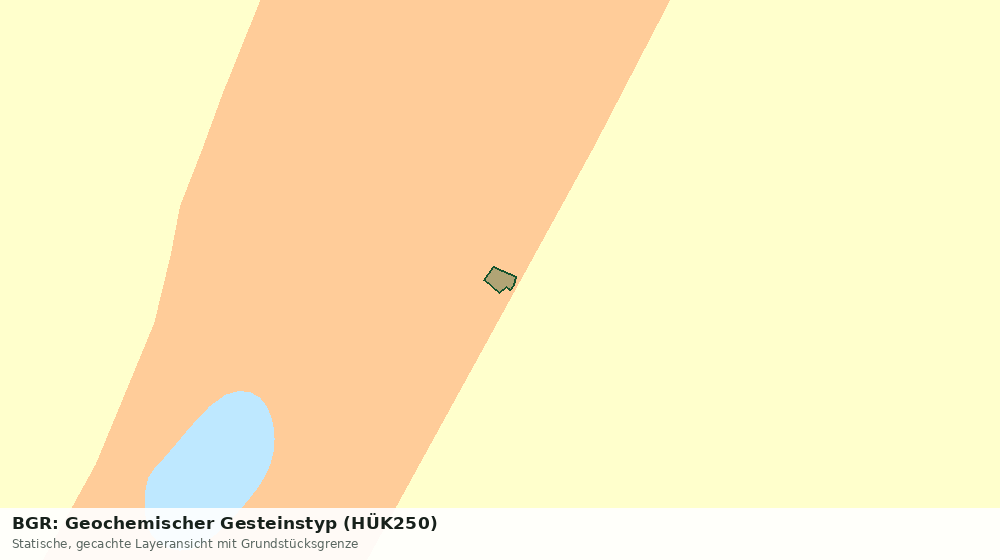 Statische Kartenansicht: BGR: Geochemischer Gesteinstyp (HÜK250)