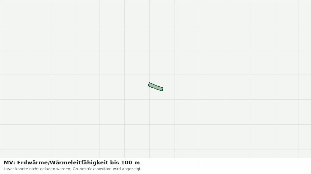 Statische Kartenansicht: MV: Erdwärme/Wärmeleitfähigkeit bis 100 m