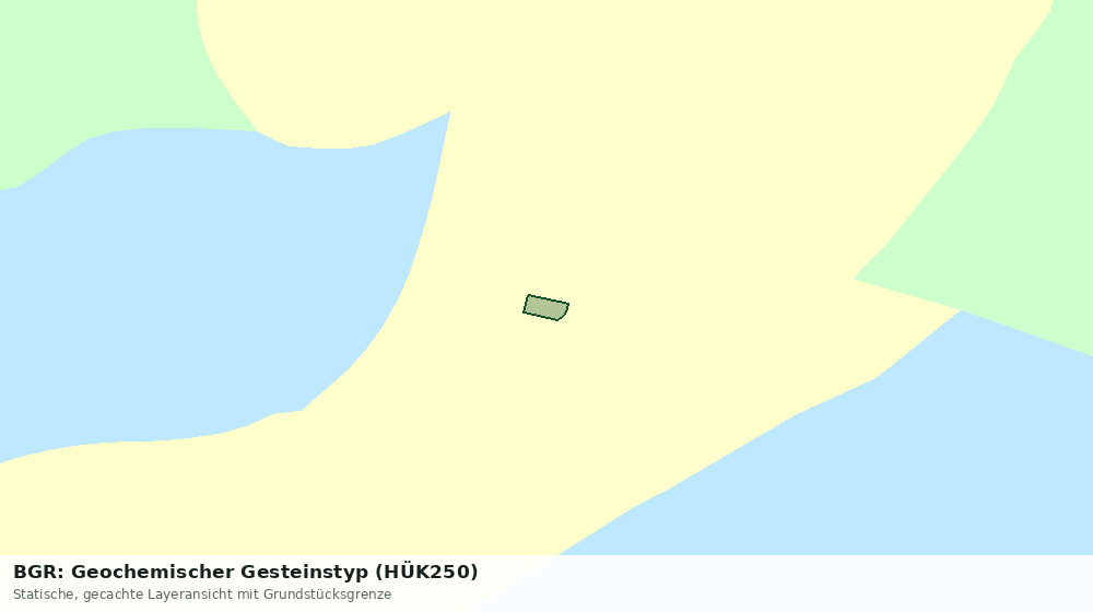 Statische Kartenansicht: BGR: Geochemischer Gesteinstyp (HÜK250)