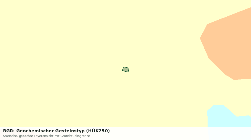 Statische Kartenansicht: BGR: Geochemischer Gesteinstyp (HÜK250)