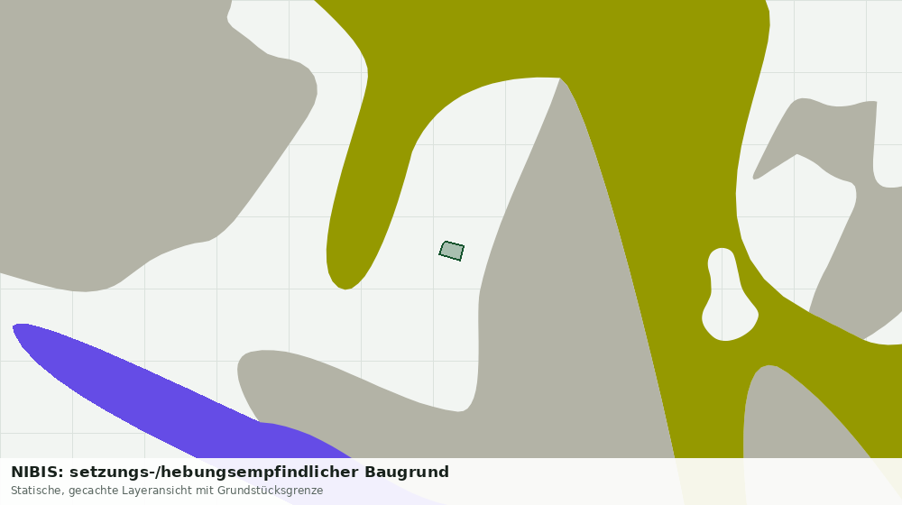 Statische Kartenansicht: NIBIS: setzungs-/hebungsempfindlicher Baugrund
