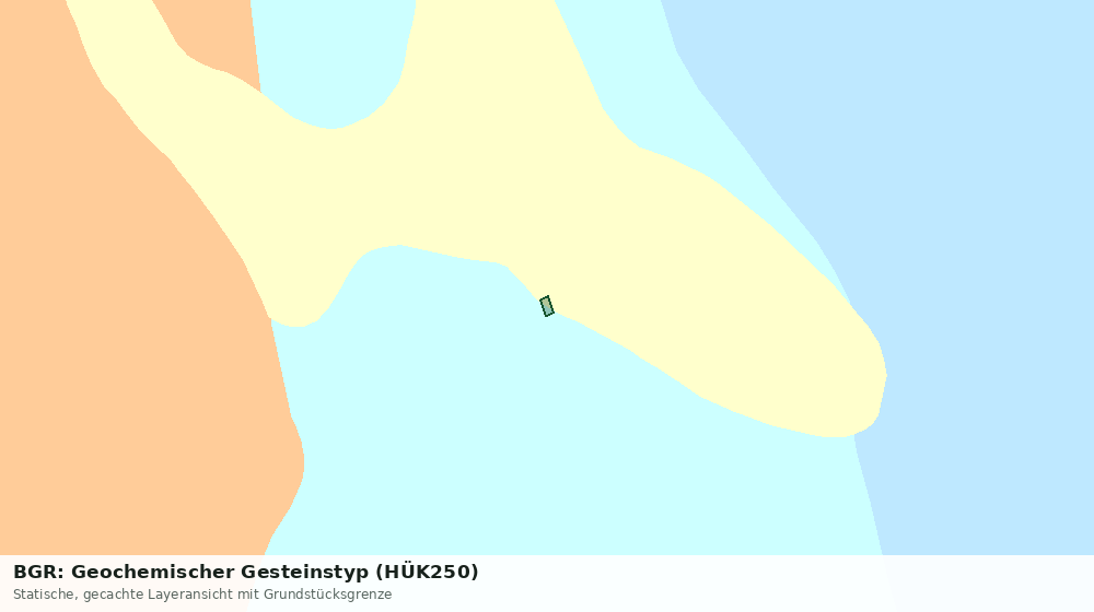 Statische Kartenansicht: BGR: Geochemischer Gesteinstyp (HÜK250)
