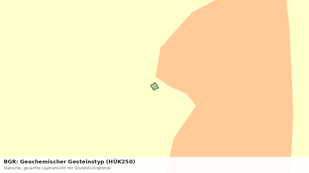 Statische Kartenansicht: BGR: Geochemischer Gesteinstyp (HÜK250)