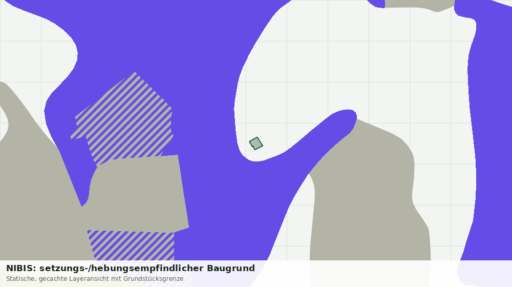 Statische Kartenansicht: NIBIS: setzungs-/hebungsempfindlicher Baugrund