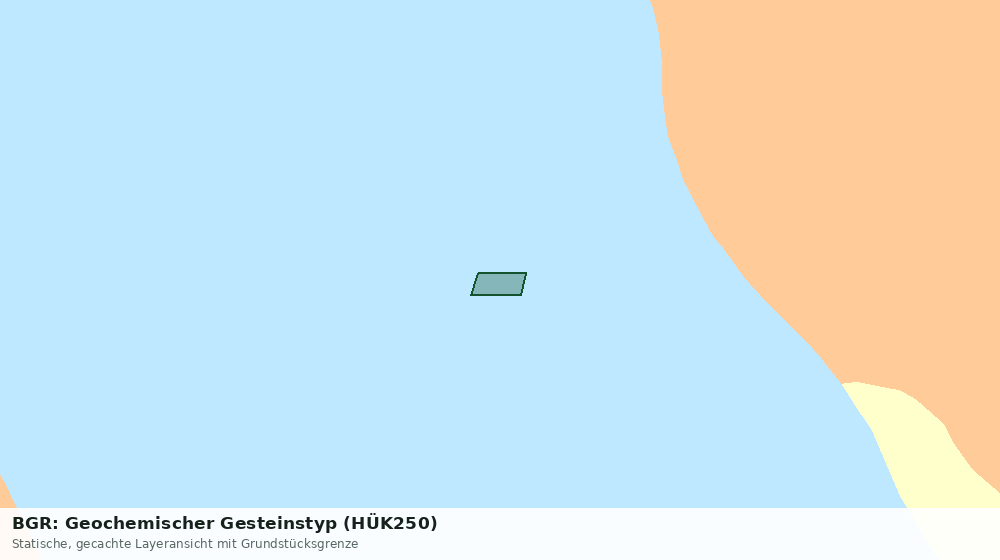 Statische Kartenansicht: BGR: Geochemischer Gesteinstyp (HÜK250)
