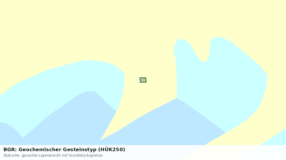 Statische Kartenansicht: BGR: Geochemischer Gesteinstyp (HÜK250)