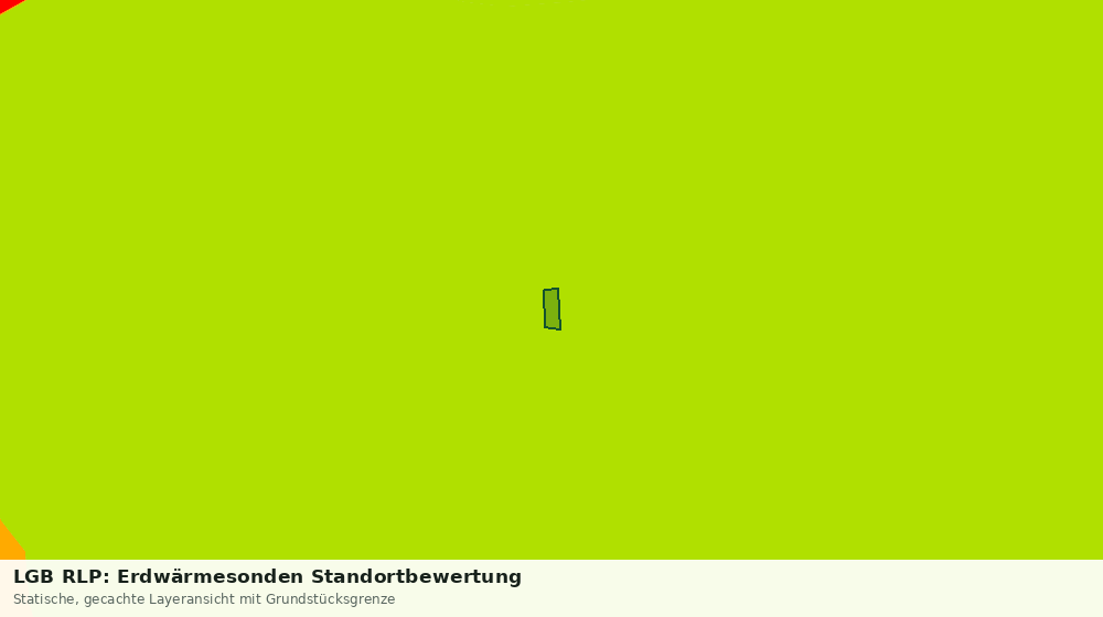 Statische Kartenansicht: LGB RLP: Erdwärmesonden Standortbewertung