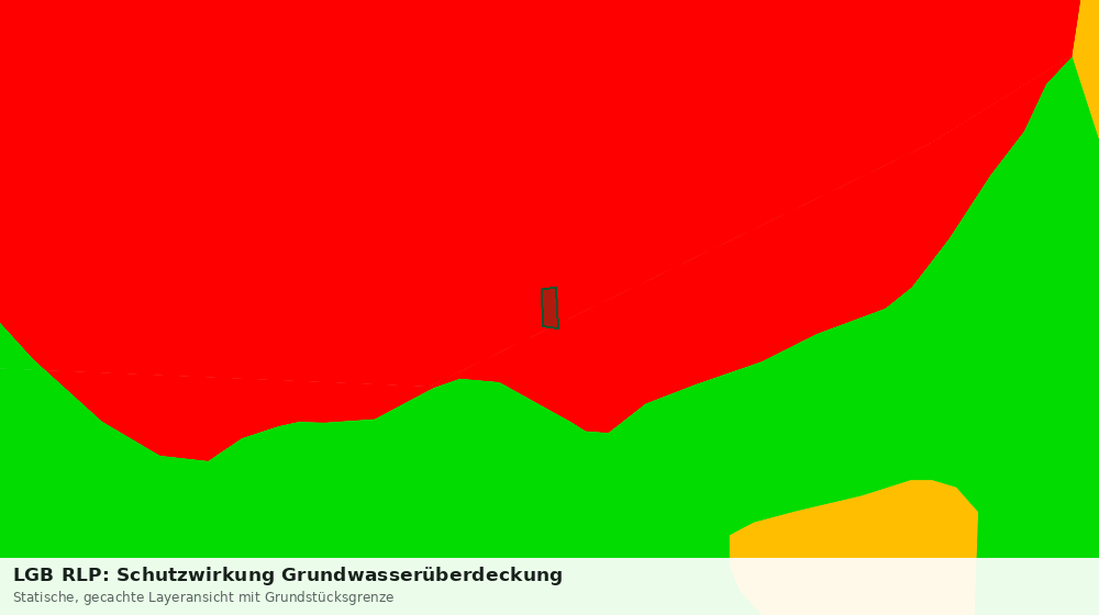 Statische Kartenansicht: LGB RLP: Schutzwirkung Grundwasserüberdeckung