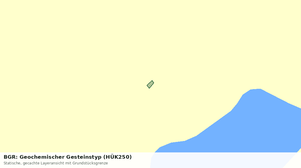 Statische Kartenansicht: BGR: Geochemischer Gesteinstyp (HÜK250)
