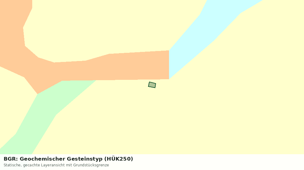 Statische Kartenansicht: BGR: Geochemischer Gesteinstyp (HÜK250)
