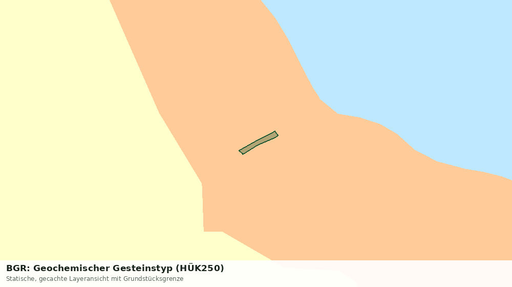 Statische Kartenansicht: BGR: Geochemischer Gesteinstyp (HÜK250)