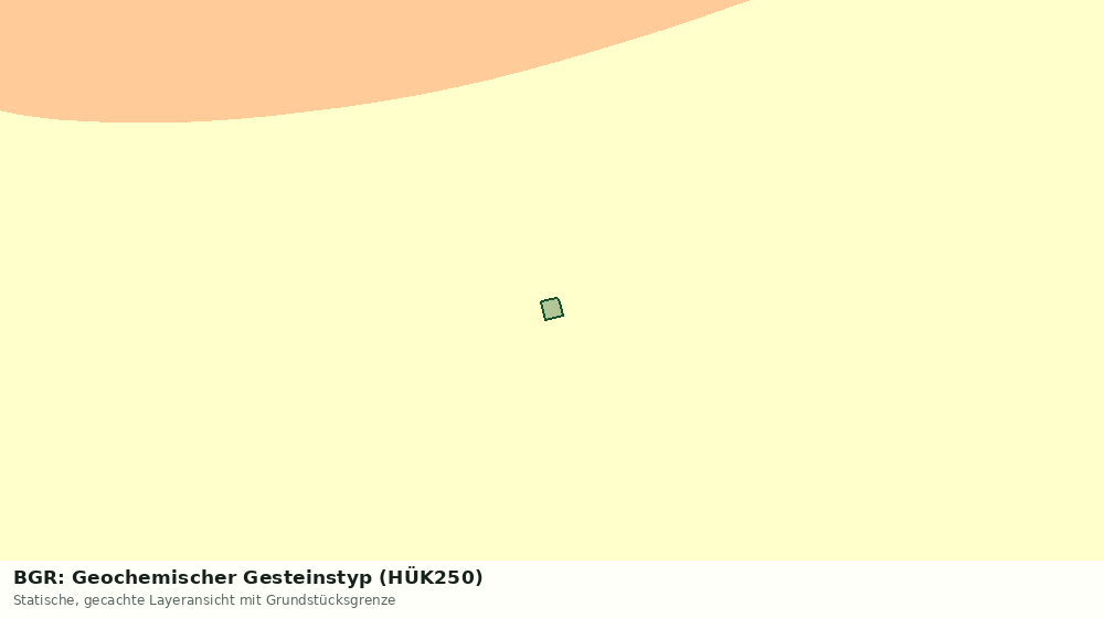 Statische Kartenansicht: BGR: Geochemischer Gesteinstyp (HÜK250)
