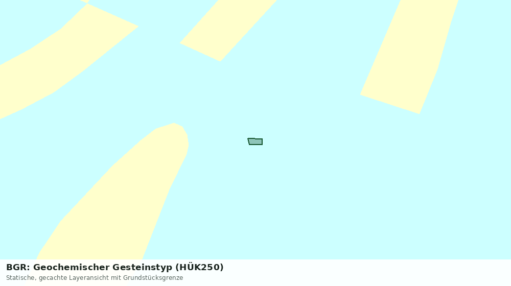 Statische Kartenansicht: BGR: Geochemischer Gesteinstyp (HÜK250)