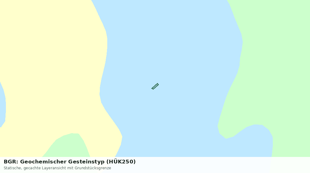 Statische Kartenansicht: BGR: Geochemischer Gesteinstyp (HÜK250)