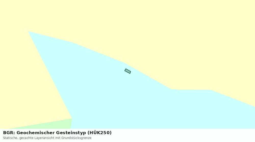 Statische Kartenansicht: BGR: Geochemischer Gesteinstyp (HÜK250)