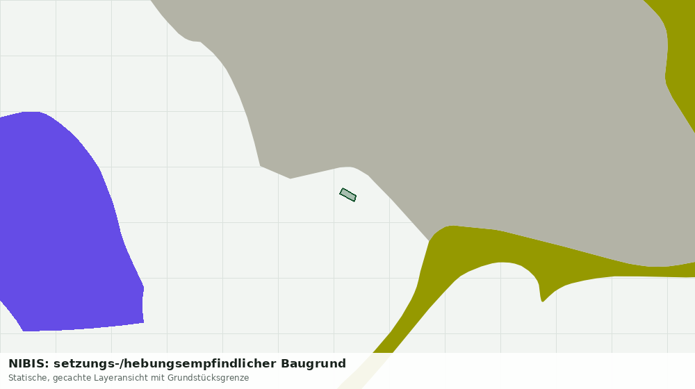 Statische Kartenansicht: NIBIS: setzungs-/hebungsempfindlicher Baugrund