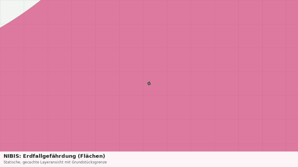 Statische Kartenansicht: NIBIS: Erdfallgefährdung (Flächen)