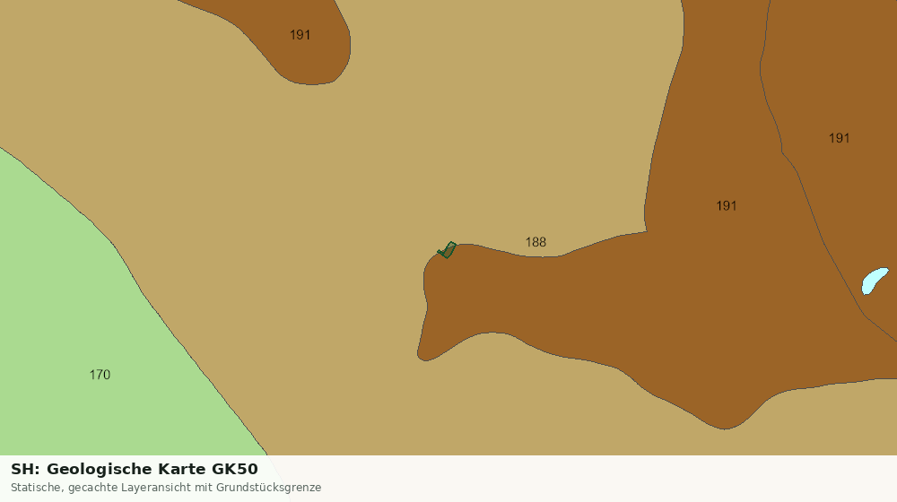Statische Kartenansicht: SH: Geologische Karte GK50