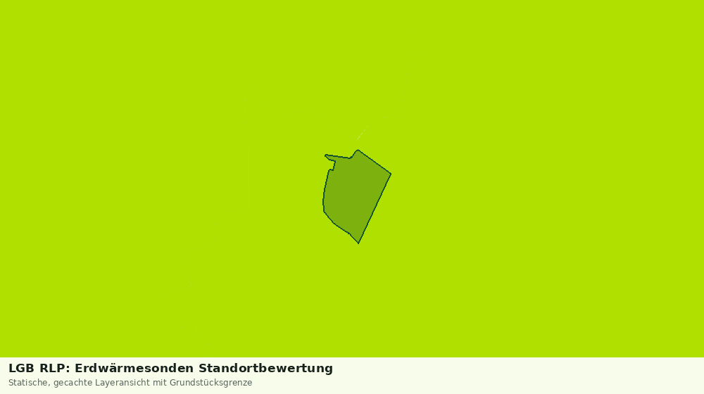 Statische Kartenansicht: LGB RLP: Erdwärmesonden Standortbewertung