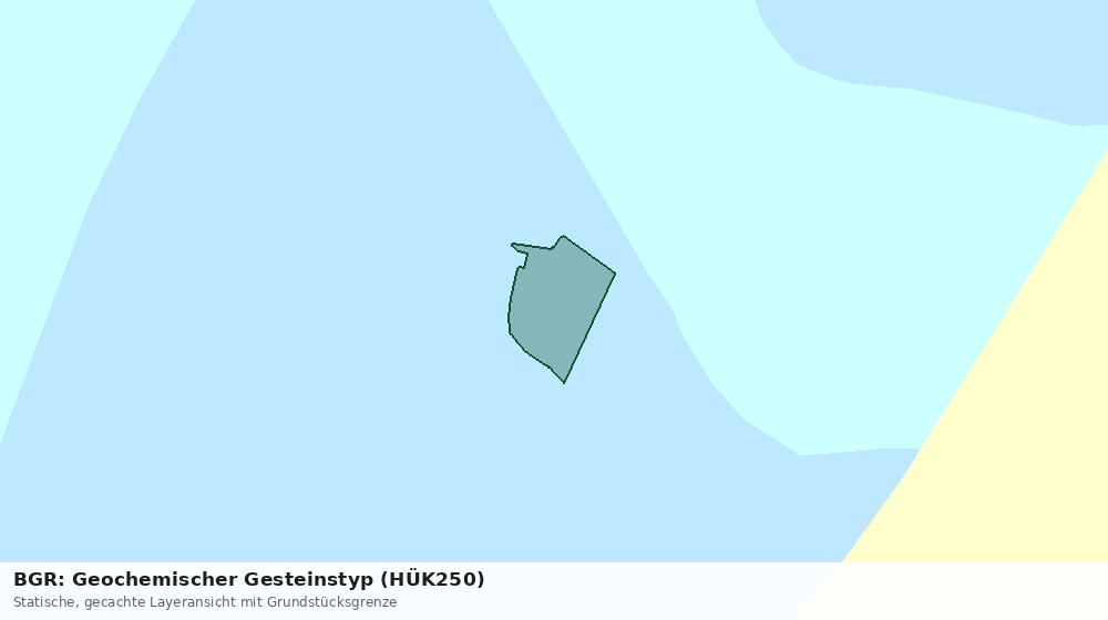 Statische Kartenansicht: BGR: Geochemischer Gesteinstyp (HÜK250)